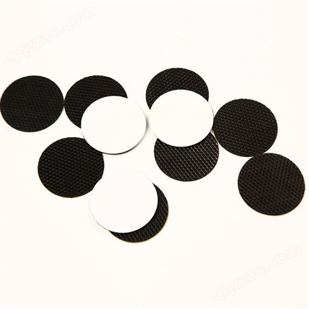 厂家直供 自粘黑色圆型橡 胶脚垫 网格橡 胶胶垫 不易滑橡胶胶粘片