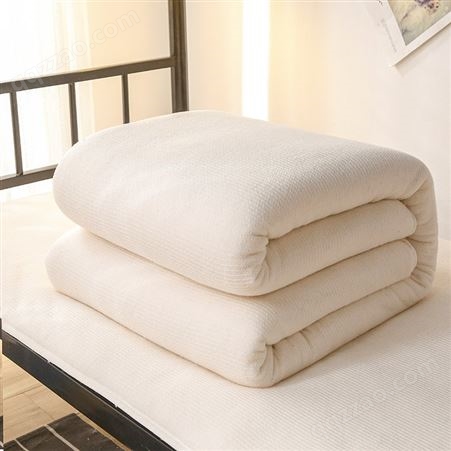 酒店宾馆床上用品 学生棉花被 单人宿舍棉花褥子冬被 民宿布草生产