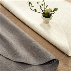 日式黄麻编织地毯中式客厅茶几卧室茶室家用纯色北欧ins地垫定