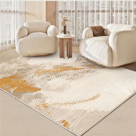 跨境批发北欧客厅ins地毯客厅地毯北欧现代简约家用日式茶几毯